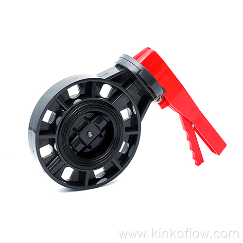 UPVC worm butterfly valve